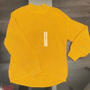 NEW Mustard Yellow Knit Sweater from Old Navy!